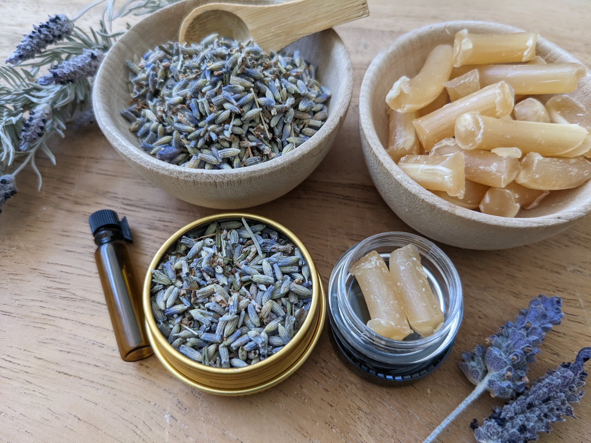 Dry Herbs Juniper Lavender Making Potions Stock Photo 1548713369